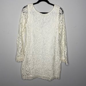 Francesca’s Lace Tunic Dress Sz M